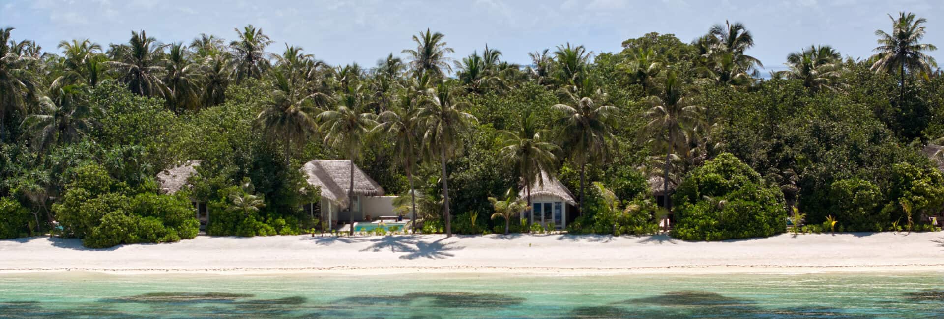 Six Senses Kanuhura - Three-bedroom-beach-villa-suite-with-pool-aerial