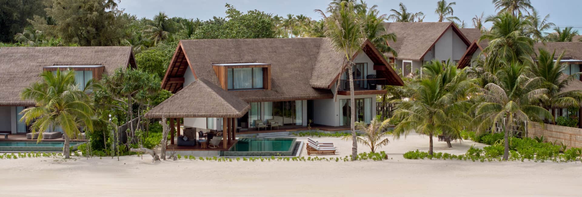 Six Senses Kanuhura - Two-bedroom-beach-retreat-with-pool-aerial