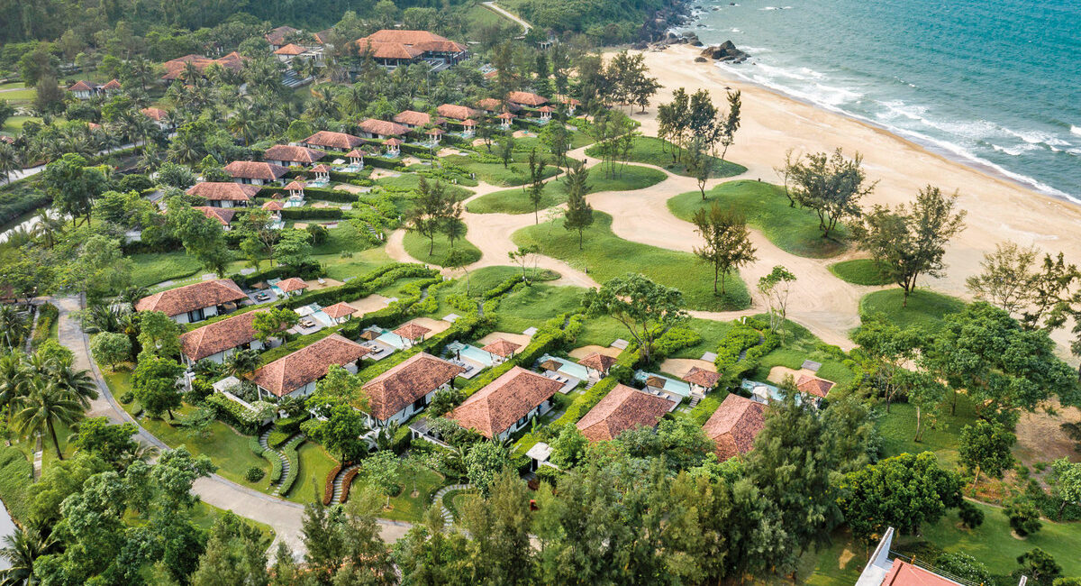 Banyan Tree Lang Co Vietnam/ Drone view