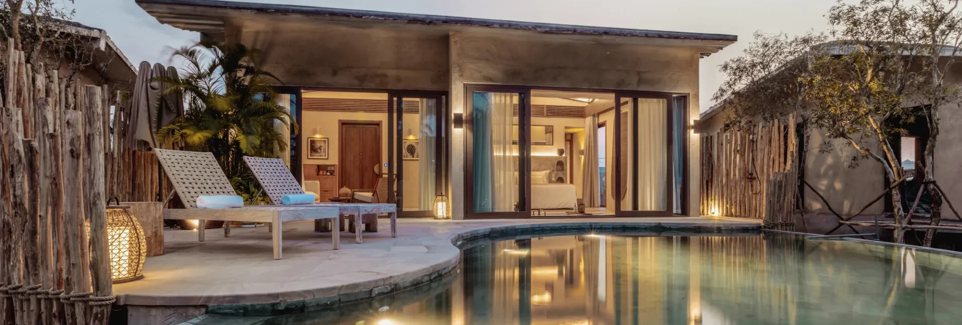 Namia River Retreat/ Nipa Pool Villa front view